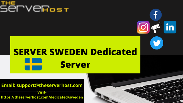 1 to 10 GBPS high Port Speed Unmetered Bandwidth with TheServerHost Sweden, Stockholm Dedicated and VPS Server Hosting