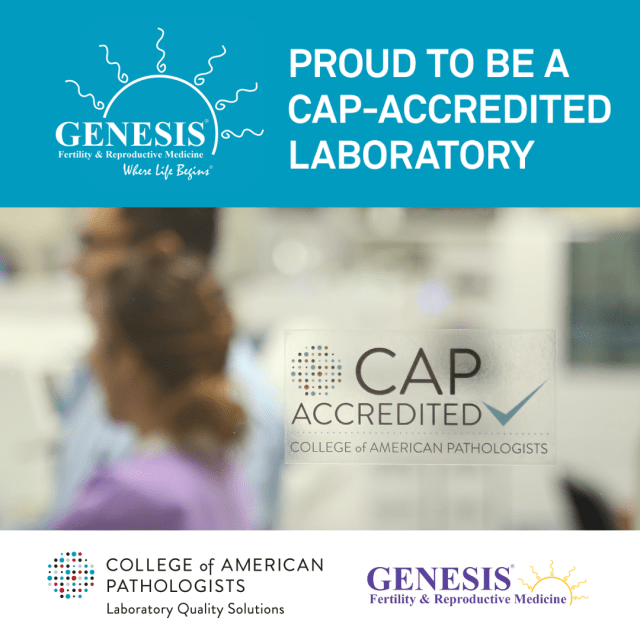 GENESIS Fertility Reproductive Medicine Receives Accreditation from the College of American