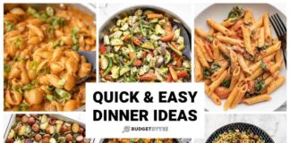 6 Easy Dinner Recipes for the Days You Don’t Want to Cook