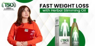 Fast weight loss with herbal slimming oil
