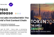 Sarva Labs Unveiled MOI: The World’s First Context Chain Powered by Contextual Compute at TOKEN2049 Dubai