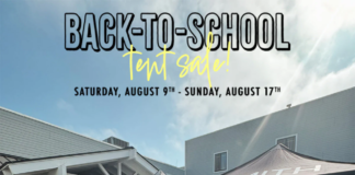 HANSEN’S ANNUAL BACK-TO SCHOOL TENT SALE Surf Shop gear store Encinitas, San Diego California men’s, women, wetsuits