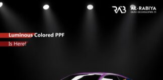 Al-Rabiya exclusively introduces Luminous colored paint protection film to the Middle East market