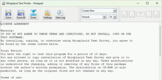Miraplacid Text Driver 2025 (8.0) released