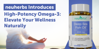 Neuherbs Introduces High-Potency Omega-3: Improve Your Health and Wellness Naturally