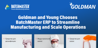 Goldman and Young Chooses BatchMaster ERP to Streamline Manufacturing and Scale Operations