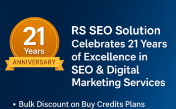 RS SEO Solution Celebrates 21 Years of Excellence in SEO – Digital Marketing Services