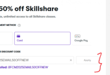 Skillshare Shared Their Official Black Friday deal