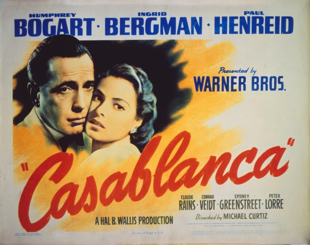 'Casablanca' (1942) - Directed by Michael Curtiz