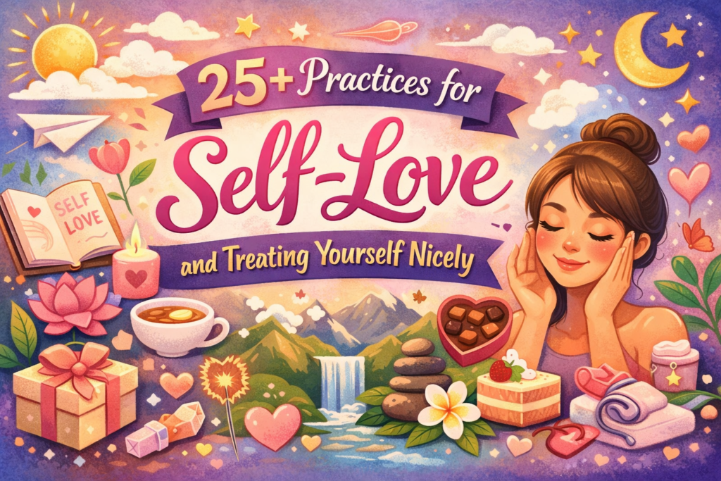 25+ Practices for Self-love and Treating Yourself Nicely