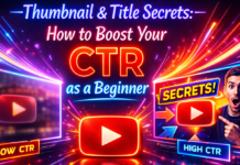 Thumbnail & Title Secrets How to Boost Your CTR as a Beginner