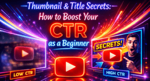 Thumbnail & Title Secrets How to Boost Your CTR as a Beginner