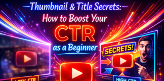 Thumbnail & Title Secrets How to Boost Your CTR as a Beginner