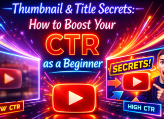Thumbnail & Title Secrets How to Boost Your CTR as a Beginner