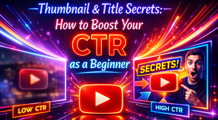 Thumbnail & Title Secrets How to Boost Your CTR as a Beginner