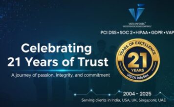 VISTA InfoSec Celebrates 21 Years of Strengthening Global Cybersecurity and Compliance