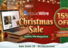 Get Featured on Online PR Magazine at 15% off with Christmas Sale
