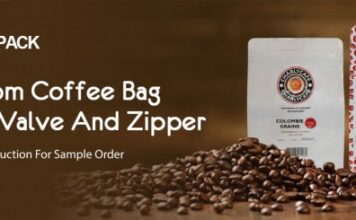 Custom Design Coffee Bean Food Packaging Bags By DQ PACK: Made In China For Premium Quality