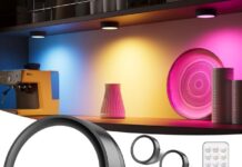 Tedmos Redefines Under Cabinet Lighting with 2400mAh Rechargeable Puck Lights: No Wiring, RGB Colors – 100-Hour Runtime