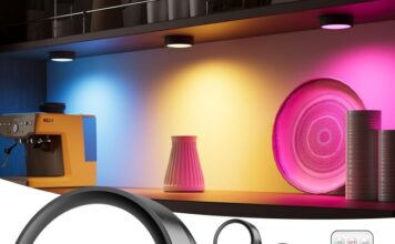 Tedmos Redefines Under Cabinet Lighting with 2400mAh Rechargeable Puck Lights: No Wiring, RGB Colors – 100-Hour Runtime