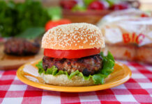 The Krabby Patty from SpongeBob