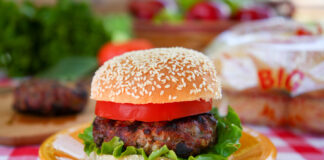 The Krabby Patty from SpongeBob