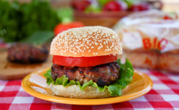 The Krabby Patty from SpongeBob