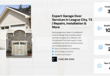 Level Up Garage Door Delivers Expert Garage Door Services in League City, TX