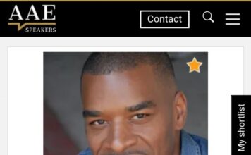 Kenyon Glover signs with AAE Speakers Bureau