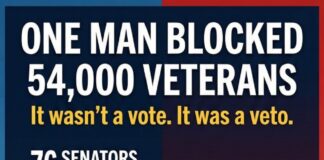 Retired Navy Senior Chief Questions Senate Silence After Major Star Act Stalls Despite Broad Support