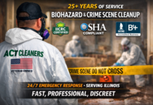 Veteran-Owned ACT Cleaners Expands 24/7 Crime Scene Cleanup and Biohazard Services to Rockford and Winnebago County