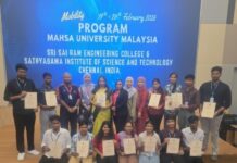 Sri Sairam Engineering College Faculty and Students Shine in Malaysia