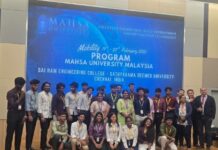 Sathyabama Faculty and Students Strengthen Global Academic Ties Through Malaysia Visit