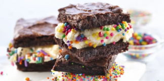 Brownie Ice Cream Sandwiches