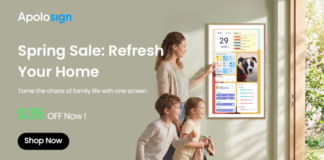 Spring Upgrade: How Apolosign Digital Wall Calendars Are Transforming Family Time Management