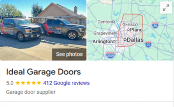 Ideal Garage Doors Reaches 400 Five-star Google Reviews