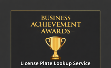 License Plate Lookup Service Wins Excellence Award from Business Achievement Awards