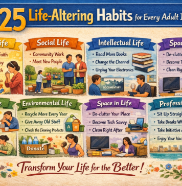25 Life-Altering Habits for Every Adult Individual