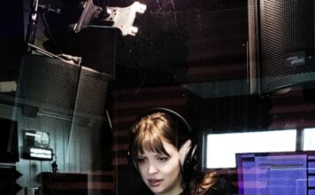 Amber Benson back in studio performing Raven Belasco’s Blood Eternal, third in Blood – Ancient Scrolls Series