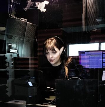 Amber Benson back in studio performing Raven Belasco’s Blood Eternal, third in Blood – Ancient Scrolls Series