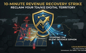 LocalBoostApp Unveils 10-Minute Revenue Recovery Strike to Stop AI Metadata Leaks for 724/412 Local Businesses.