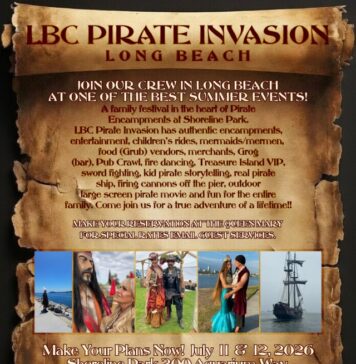 LBC Pirate Invasion is coming to Long Beach, California