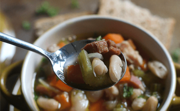 Best Soup Recipes You Can Make When It Rains Tomato, Basil, and Cheddar Soup