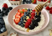 Healthy Snacks to Munch on Without Any Guilt Cottage cheese with fruits