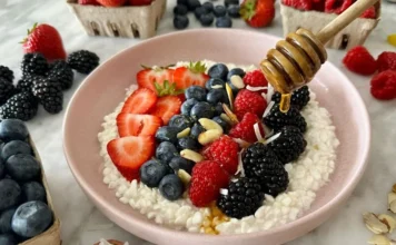 Healthy Snacks to Munch on Without Any Guilt Cottage cheese with fruits